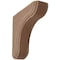 Ekena Millwork 1 3/4"W x 5 1/2"D x 5 1/2"H Eaton Wood Vintage Decor Bracket, Weathered Brown BKTWD02X06X06EABR - alternate 1